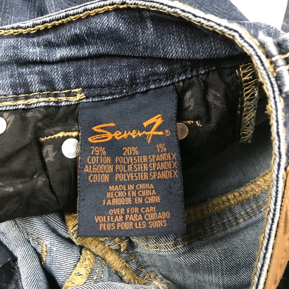 Seven7 Jeans Baby Boot Sz 26 - Picture 5 of 8